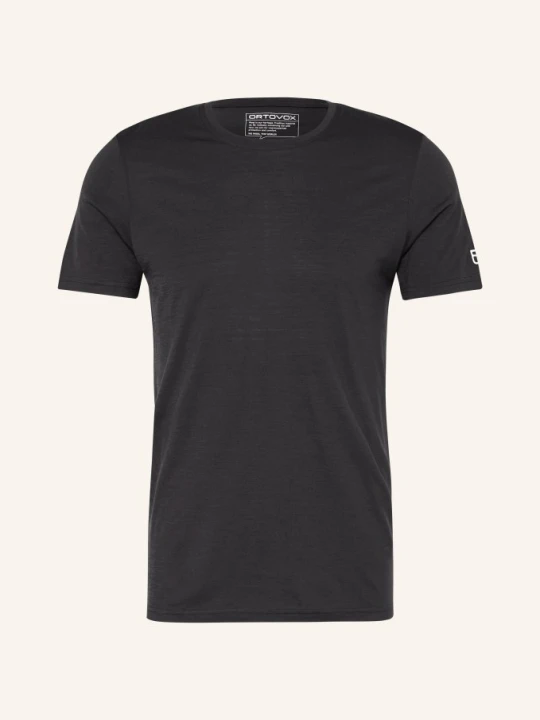 Zdjęcie produktu Ortovox Koszulka 150 Cool Clean Ts Z Wełną Merynosową schwarz CZARNY