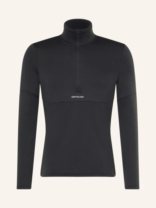 Zdjęcie produktu Ortovox Midlayer Light Zip Neck schwarz CZARNY