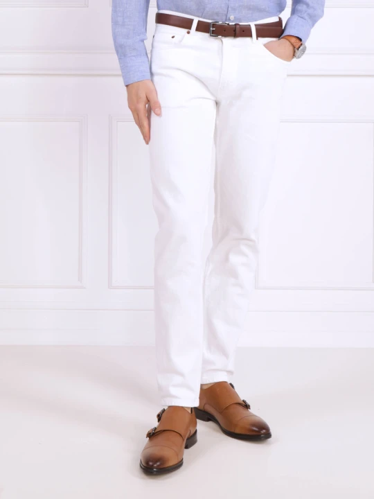 Zdjęcie produktu Oscar Jacobson Jeansy Albert Trousers | Slim Fit biały