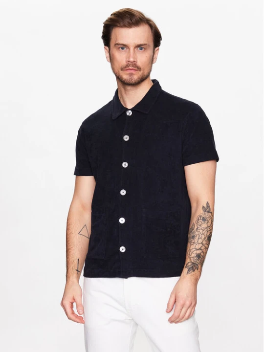 Zdjęcie produktu Oscar Jacobson Koszula 60206144 Granatowy Regular Fit