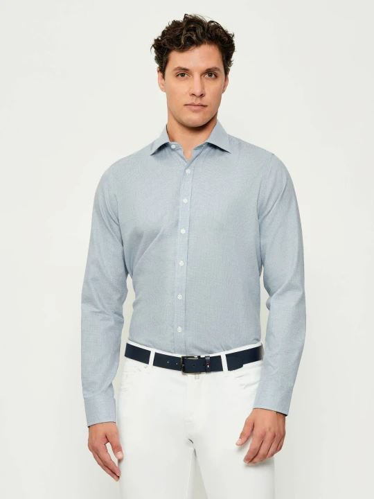 Zdjęcie produktu Oscar Jacobson Koszula Cut Away Mini | Slim Fit błękitny