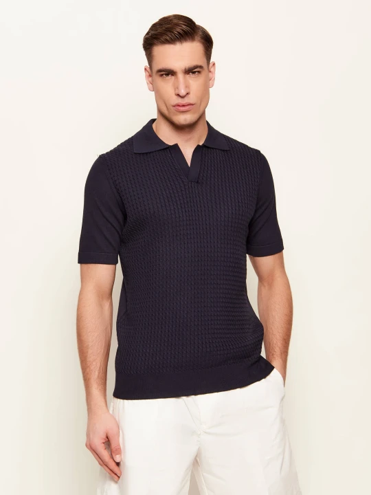 Zdjęcie produktu Oscar Jacobson Polo Alf | Regular Fit granatowy