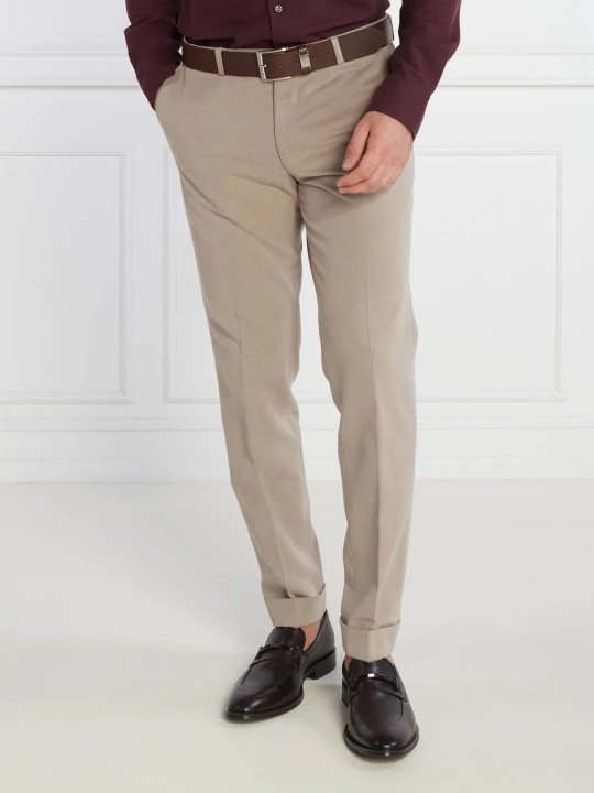 Zdjęcie produktu Oscar Jacobson Spodnie chino | Slim Fit beżowy