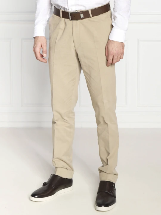Zdjęcie produktu Oscar Jacobson Spodnie chino | Slim Fit beżowy