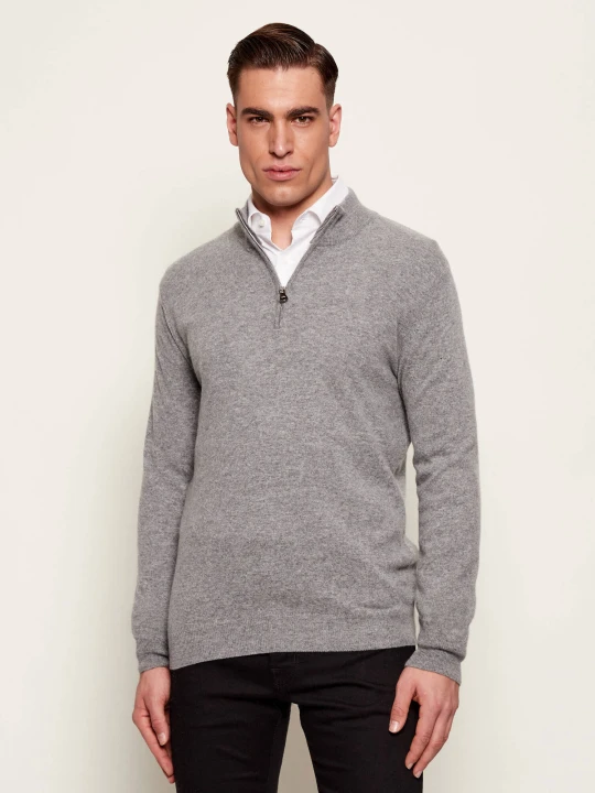 Zdjęcie produktu Oscar Jacobson Sweter patton | Regular Fit | z dodatkiem wełny i kaszmiru szary