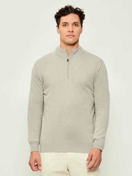 Zdjęcie produktu Oscar Jacobson Sweter Patton | Regular Fit | z dodatkiem wełny i kaszmiru beżowy