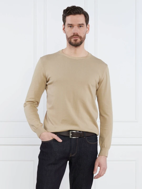 Zdjęcie produktu Oscar Jacobson Sweter Valter Roundneck | Regular Fit camel