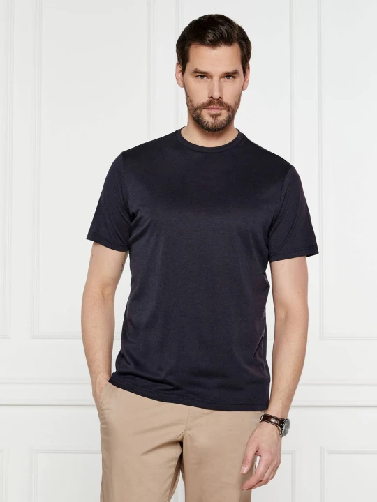 Zdjęcie produktu Oscar Jacobson T-shirt Kyran | Regular Fit granatowy