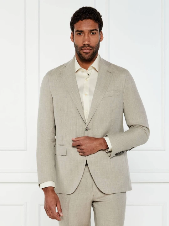 Zdjęcie produktu Oscar Jacobson Wełniana marynarka Fogerty | Regular Fit beżowy