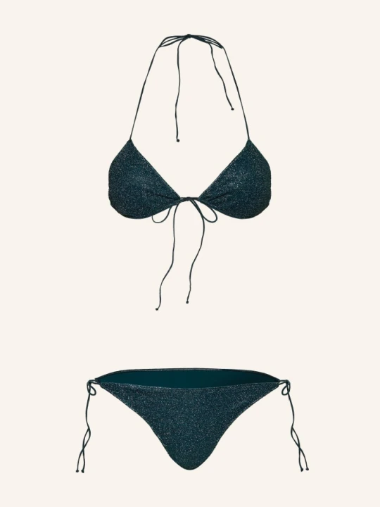 Zdjęcie produktu Oséree Bikini Trójkątne Lumiere Z Błyszczącą Przędzą blau beżowy