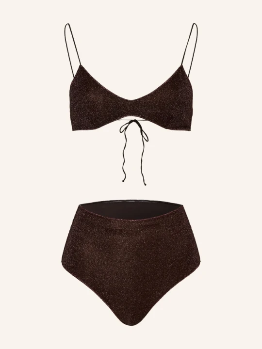 Zdjęcie produktu Oséree Trójkątne Bikini Lumiere Z Błyszczącą Nicią braun brązowy