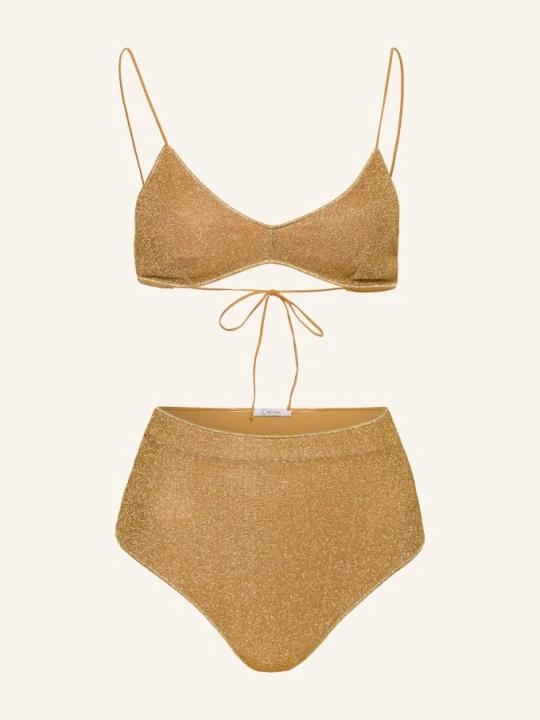 Zdjęcie produktu Oséree Trójkątne Bikini Lumiere Z Błyszczącą Nicią gold