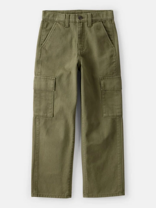 Zdjęcie produktu OshKosh Bojówki w kolorze khaki rozmiar: 140