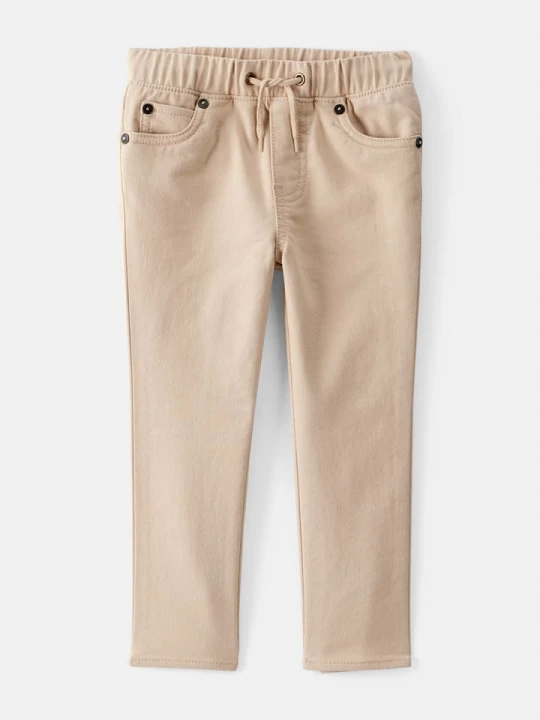 Zdjęcie produktu OshKosh Dżinsy - Slim fit - w kolorze beżowym rozmiar: 104