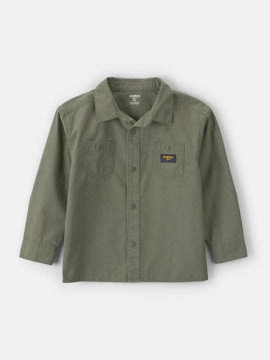 Zdjęcie produktu OshKosh Koszula w kolorze khaki rozmiar: 110