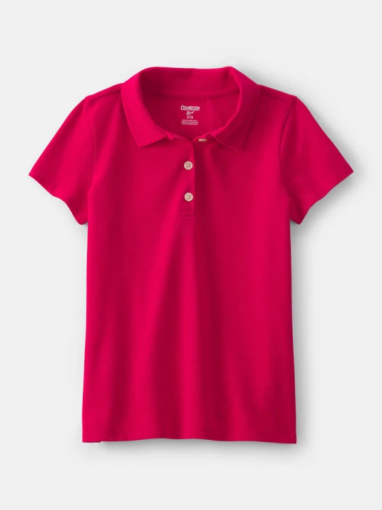 Zdjęcie produktu OshKosh Koszulka polo w kolorze czerwonym rozmiar: 128 / 134