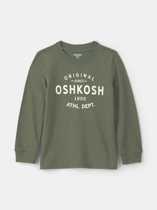Zdjęcie produktu OshKosh Koszulka w kolorze khaki rozmiar: 110
