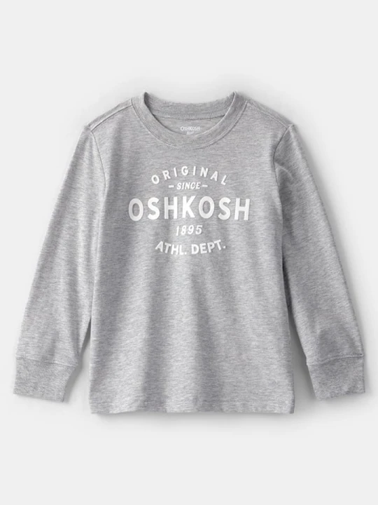 Zdjęcie produktu OshKosh Koszulka w kolorze szarym rozmiar: 98
