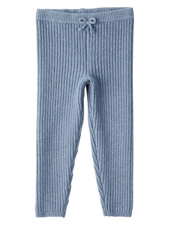 Zdjęcie produktu OshKosh Legginsy dzianinowe w kolorze niebieskim rozmiar: 98