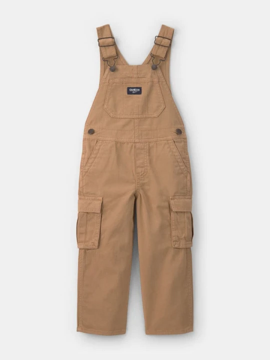 Zdjęcie produktu OshKosh Ogrodniczki w kolorze jasnobrązowym rozmiar: 98