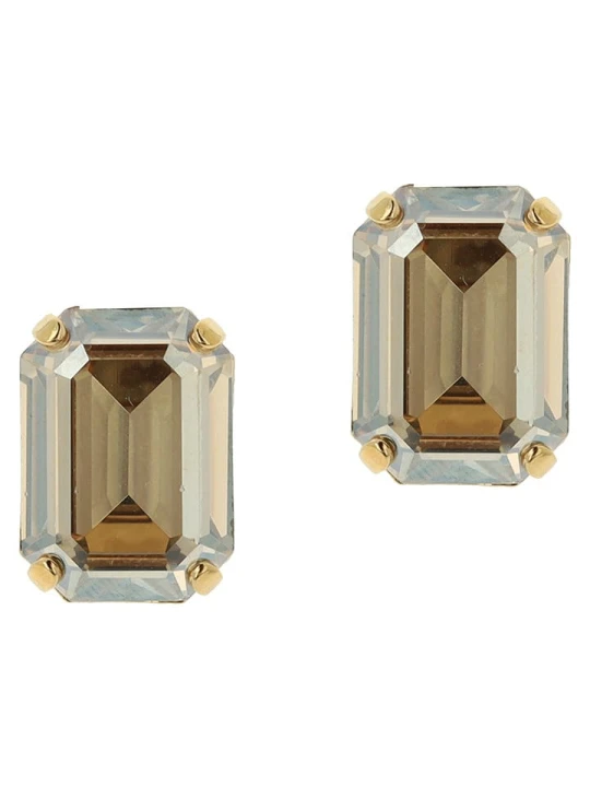 Zdjęcie produktu Otazu Pozłacane kolczyki-wkrętki z kryształami Swarovski rozmiar: onesize