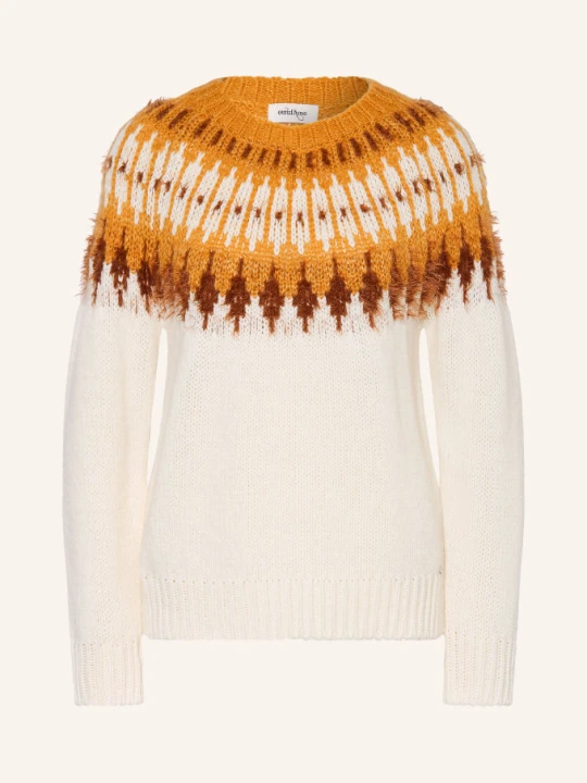 Zdjęcie produktu Ottod'ame Sweter Z Błyszczącą Przędzą beige