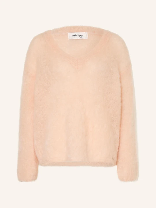 Zdjęcie produktu Ottod'ame Sweter Z Moheru rosa JASNOBRĄZOWY