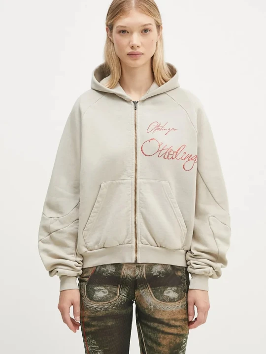 Zdjęcie produktu Ottolinger bluza bawełniana Oversized Zip Hoodie