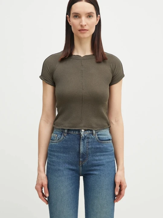 Zdjęcie produktu Ottolinger t-shirt z domieszką lnu Deconstructed Linen