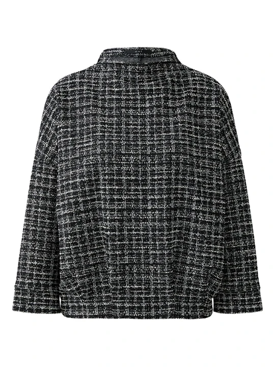 Zdjęcie produktu Oui Bluza w kolorze czarno-kremowym rozmiar: 44