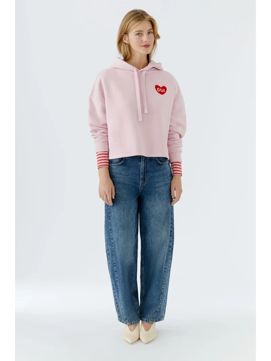 Zdjęcie produktu Oui Bluza w kolorze jasnoróżowym rozmiar: 42