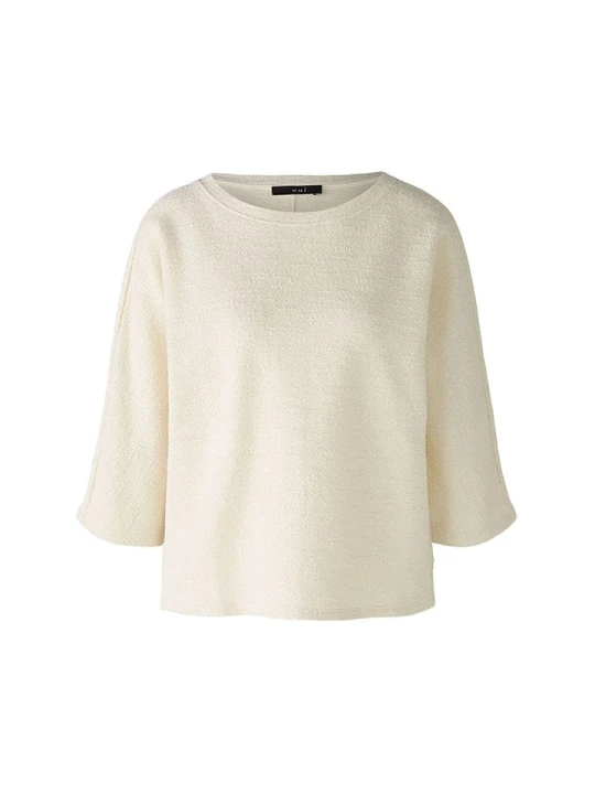 Zdjęcie produktu Oui Bluza w kolorze kremowym rozmiar: 38