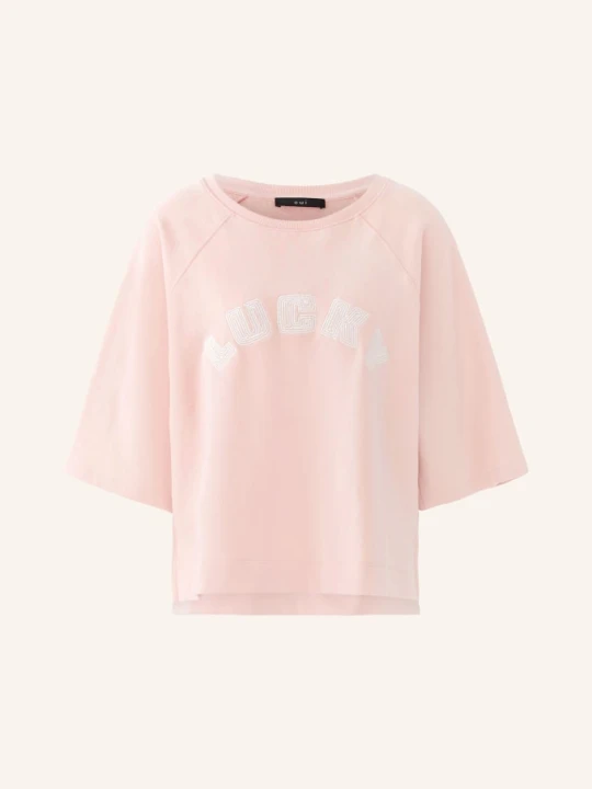 Zdjęcie produktu Oui Bluza Z Rękawami 3 / 4 I Ozdobnymi Koralikami orange