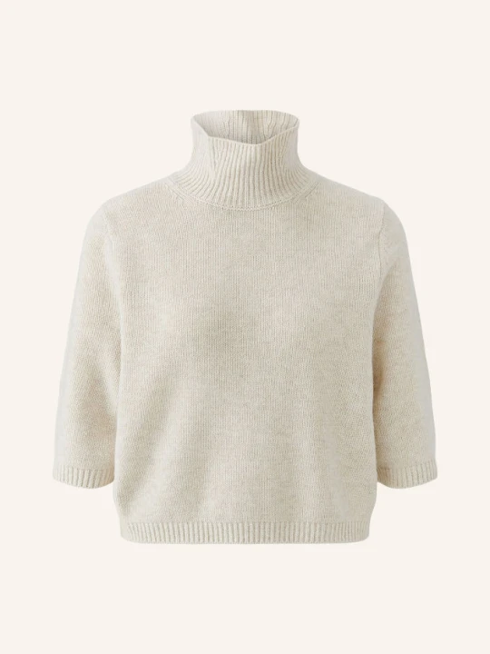 Zdjęcie produktu Oui Dzianinowa Koszulka beige