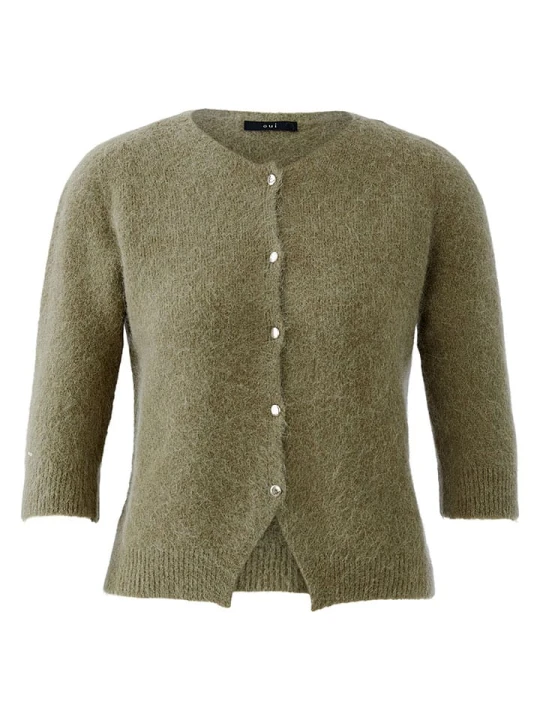 Zdjęcie produktu Oui Kardigan w kolorze khaki rozmiar: 44
