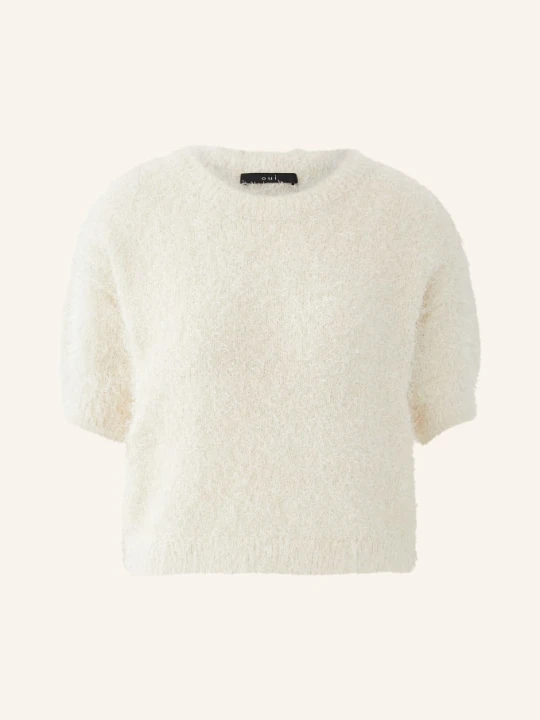 Zdjęcie produktu Oui Koszulka Z Dzianiny beige