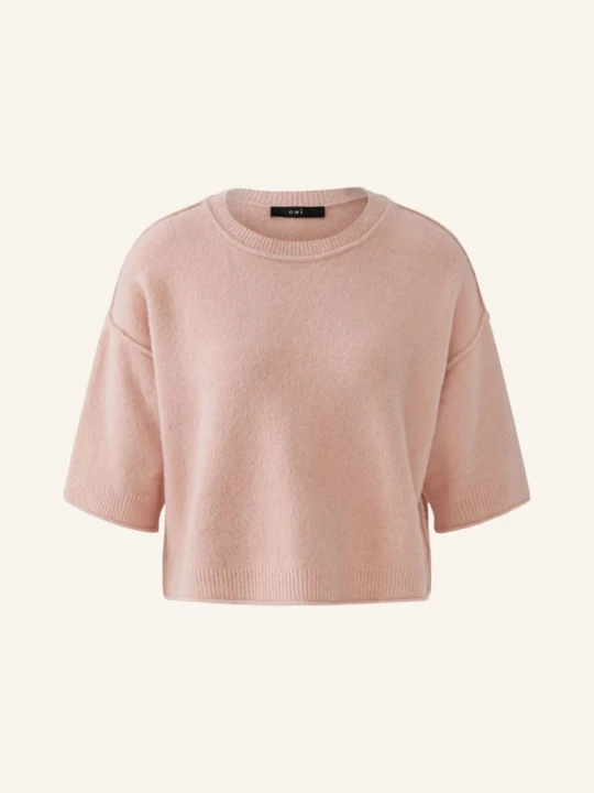 Zdjęcie produktu Oui Koszulka Z Dzianiny rosa BLADORÓŻOWY