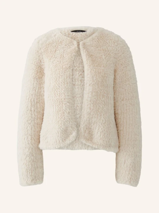 Zdjęcie produktu Oui Kurtka Ze Sztucznego Futra beige