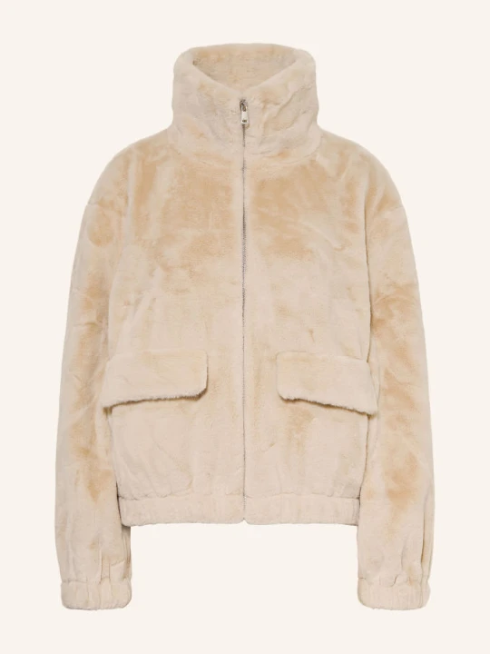 Zdjęcie produktu Oui Kurtka Ze Sztucznego Futra beige