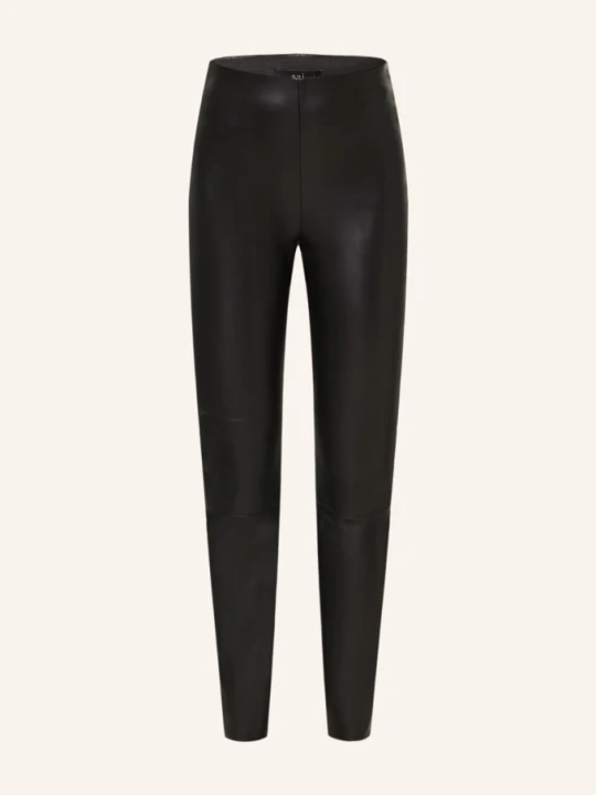 Zdjęcie produktu Oui Legginsy Z Imitacji Skóry schwarz CZARNY