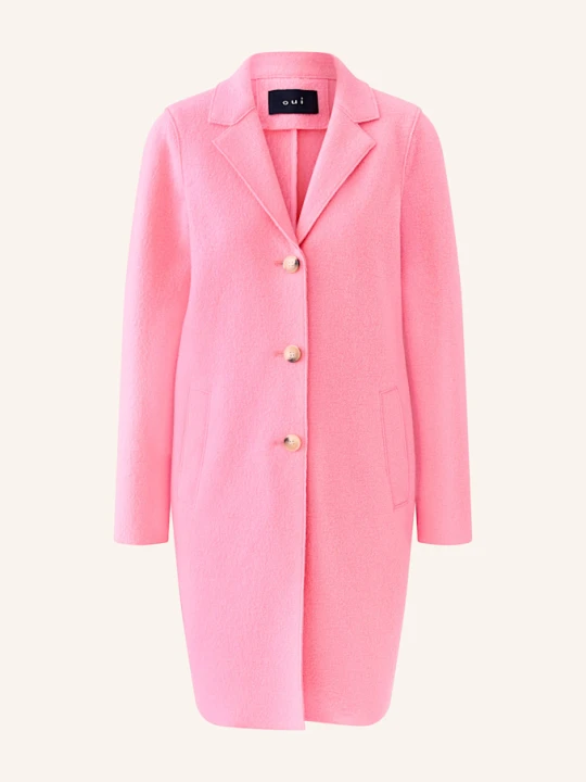 Zdjęcie produktu Oui Płaszcz Wełniany pink
