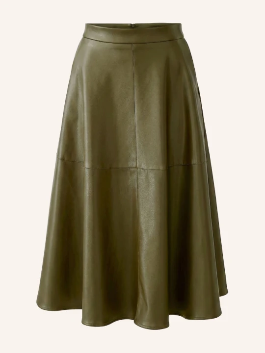 Zdjęcie produktu Oui Spódnica O Wyglądzie Skóry braun KHAKI