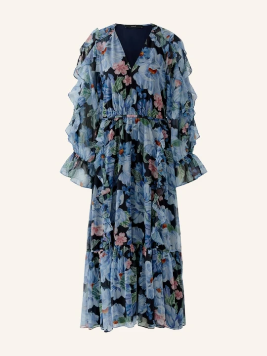 Zdjęcie produktu Oui Sukienka Z Falbanami blau