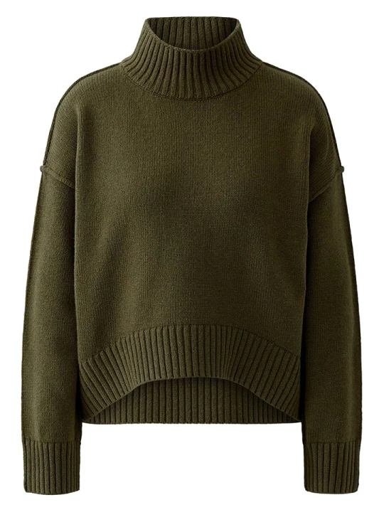 Zdjęcie produktu Oui Sweter w kolorze khaki rozmiar: 44