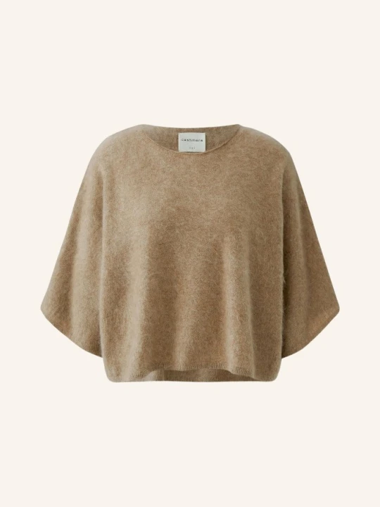 Zdjęcie produktu Oui Sweter Z Kaszmiru Z Rękawami 3 / 4 beige