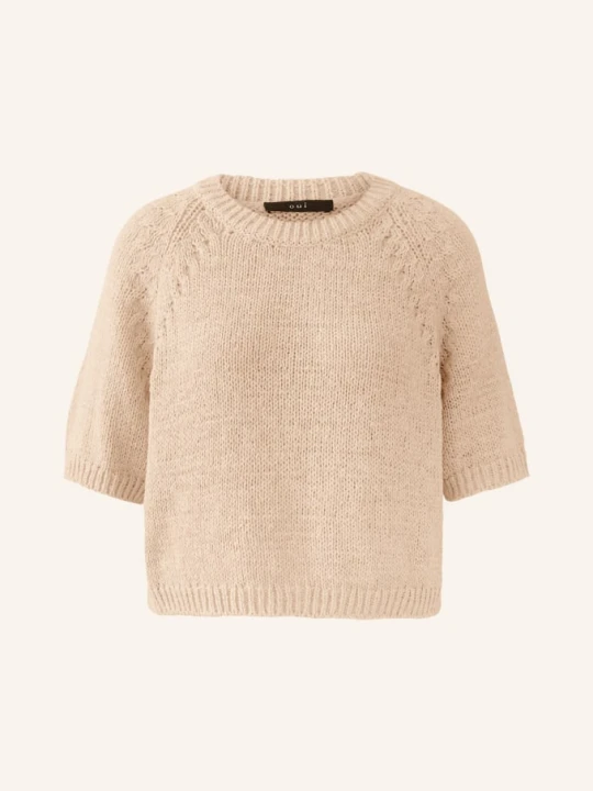 Zdjęcie produktu Oui Sweter Z Rękawami 3 / 4 beige JASNOBRĄZOWY
