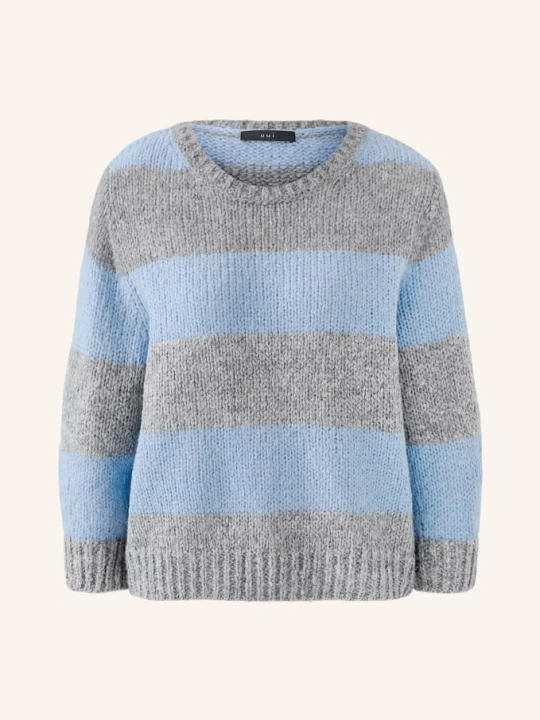 Zdjęcie produktu Oui Sweter Z Rękawem 3 / 4 grau szary