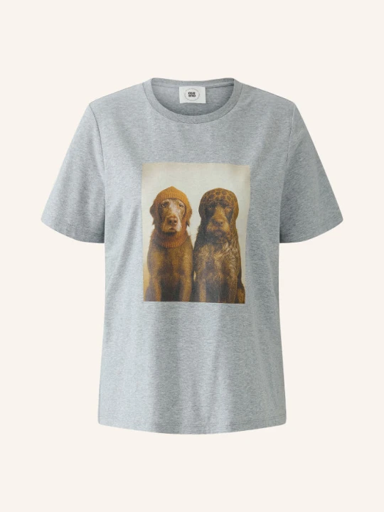 Zdjęcie produktu Oui T-Shirt grau szary