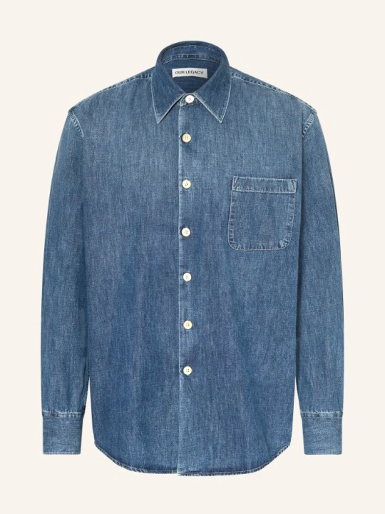Zdjęcie produktu Our Legacy Koszula Jeansowa Above Comfort Fit blau GRANATOWY