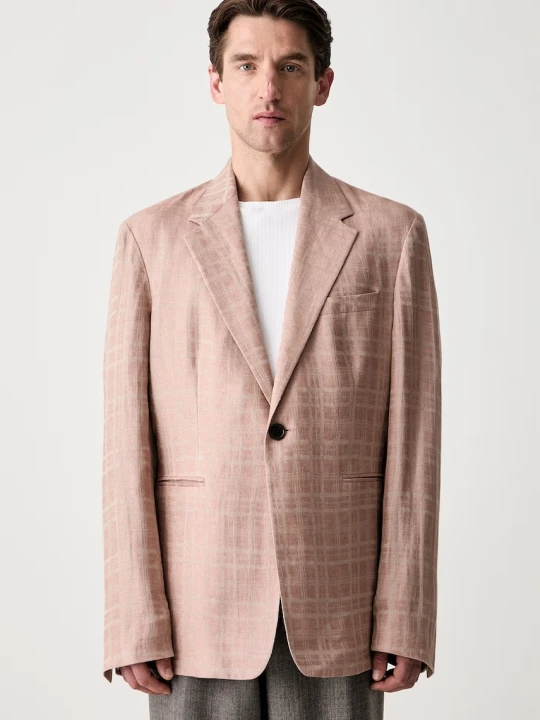 Zdjęcie produktu Our Legacy Unconstructed Shinjuku Blazer marynarka jednorzędowa lniana męska